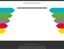 Tablet Screenshot of noworkexperience.com
